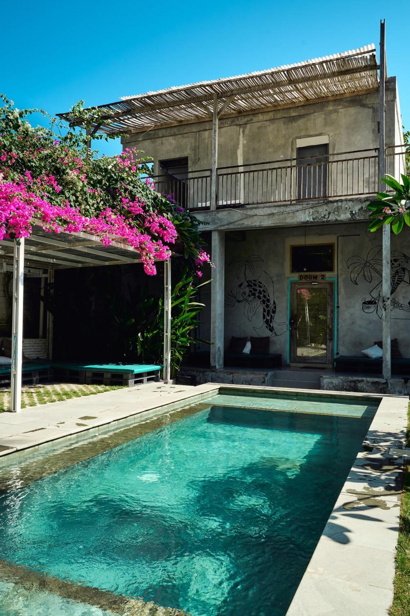 Hostel Lotide Surf Camps Lombok Kuta  Exterior foto