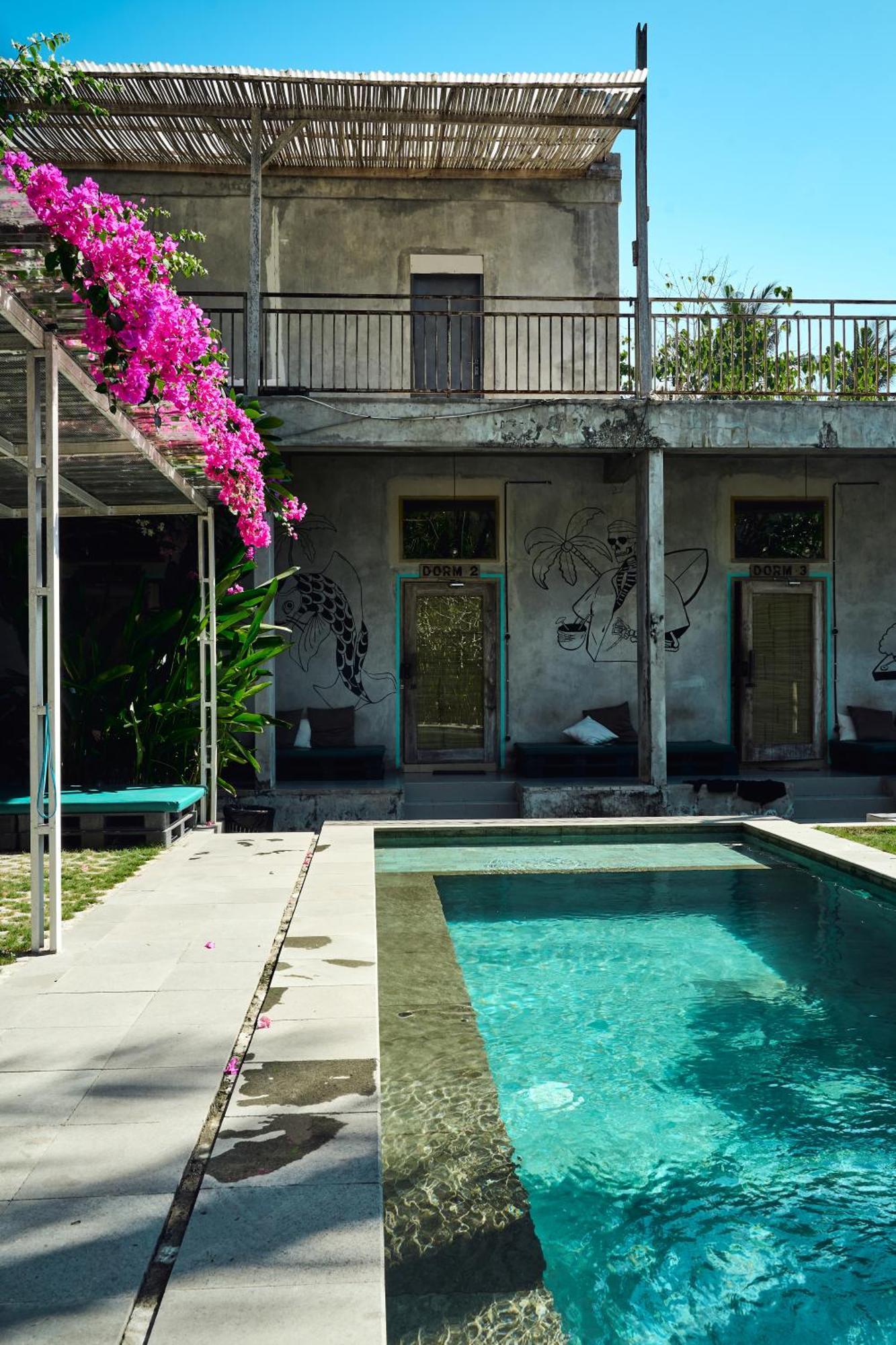 Hostel Lotide Surf Camps Lombok Kuta  Exterior foto